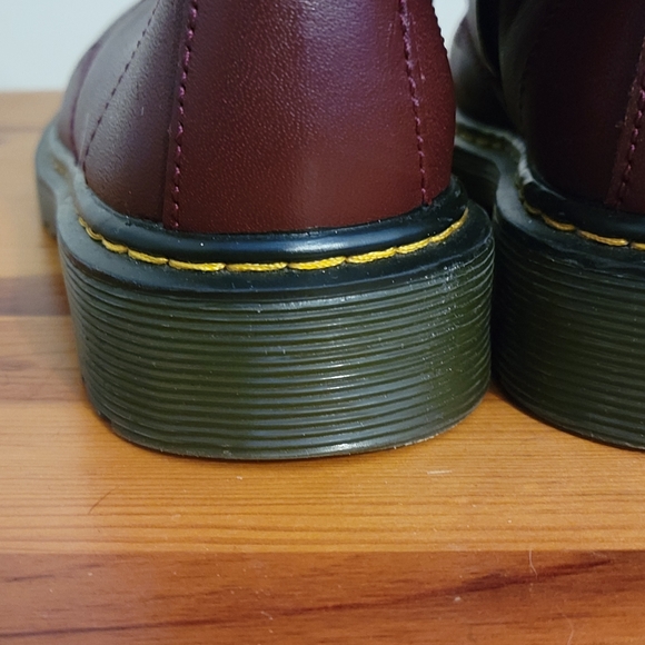 Dr. Martens 1460 Boot Oxblood Red Big Kids Size 1 - Picture 7 of 12